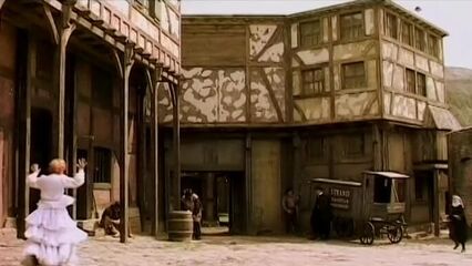 За чертой | Где-то на диком западе, порно вестерн с русским переводом