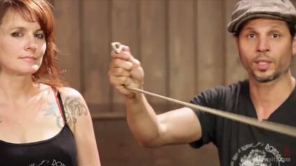 BDSM видео урок №5. Шибари, часть 1 (с русским переводом)